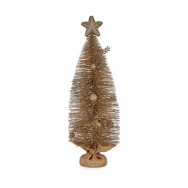 Ziemassvētku Egle ar Zvaigzni Krist+ FG20-19WS048 Champagne 23 x 14,5 x 46 cm
