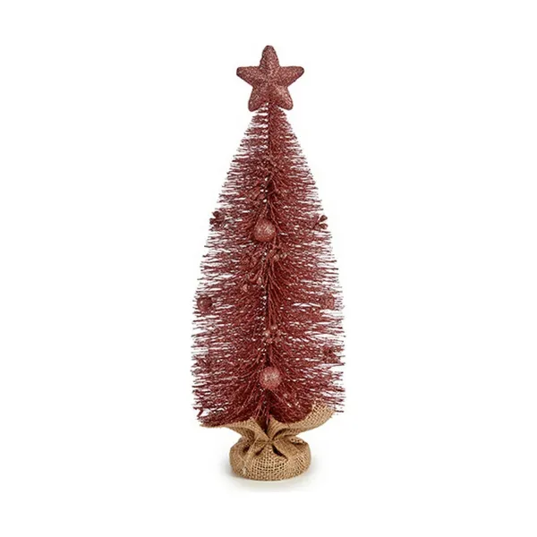 Новогодняя елка со звездой Krist+ Розовый 13 x 41 x 13 cm