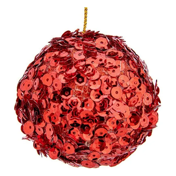 Ёлочные шарики Krist+ Красный Пластик Ø 10 cm 6 штук