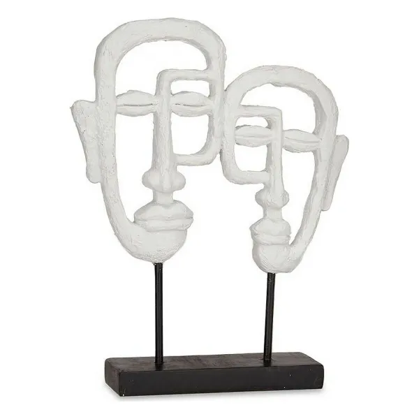 Koristehahmo Gift Decor Valkoinen Kasvot 27 x 32,5 x 10,5 cm