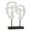 Dekoratyvinė figūrėlė Gift Decor Balta Veidas 27 x 32,5 x 10,5 cm