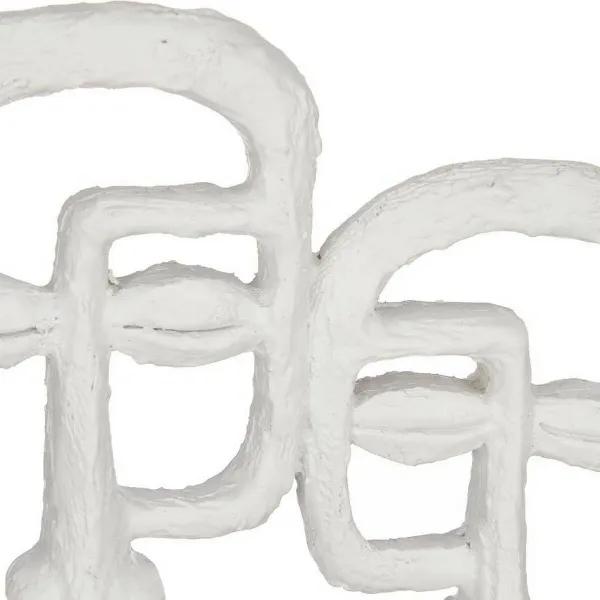 Decorative Figure Gift Decor White Face 27 x 32,5 x 10,5 cm