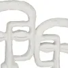 Decorative Figure Gift Decor White Face 27 x 32,5 x 10,5 cm
