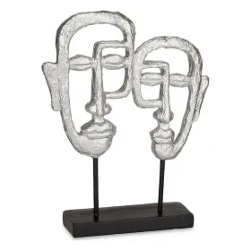 Dekoratīvās figūriņas Gift Decor Sudrabains Sudrabs Seja 27 x 32,5 x 10,5 cm