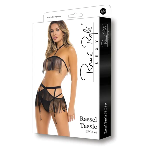 Underwear Set René Rofé Black (S/M)