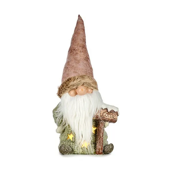 Decorative Figure Krist+ White Brown Green Pink Goblin 21 x 58 x 27 cm