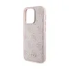 Guess Bundle Pack MagSafe 4G Metal Gold Logo - Case set + Power Bank 5000mAh MagSafe iPhone 14 Pro (pink)