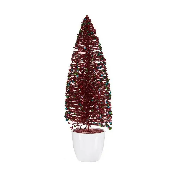 Naujametinė eglutė Krist+ Mėlyna Raudona Auksinis Plastmasinis 10 x 33 x 10 cm