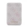 Guess Bundle Pack MagSafe 4G Metal Gold Logo - Case set + Power Bank 5000mAh MagSafe iPhone 14 Pro (pink)