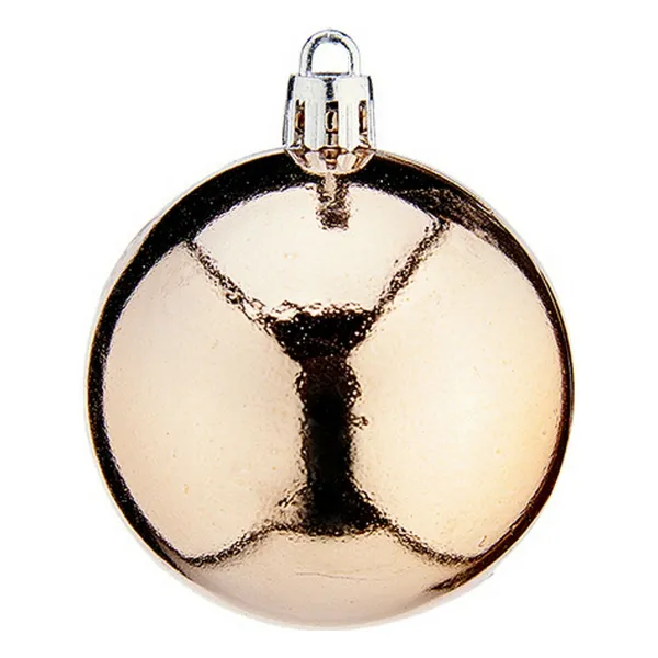Eglītes rotājumi Krist+ 00477-6 Champagne PVC Ø 6 cm 24 gb.