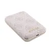 Guess Bundle Pack MagSafe 4G Metal Gold Logo - Case set + Power Bank 5000mAh MagSafe iPhone 14 Pro (pink)
