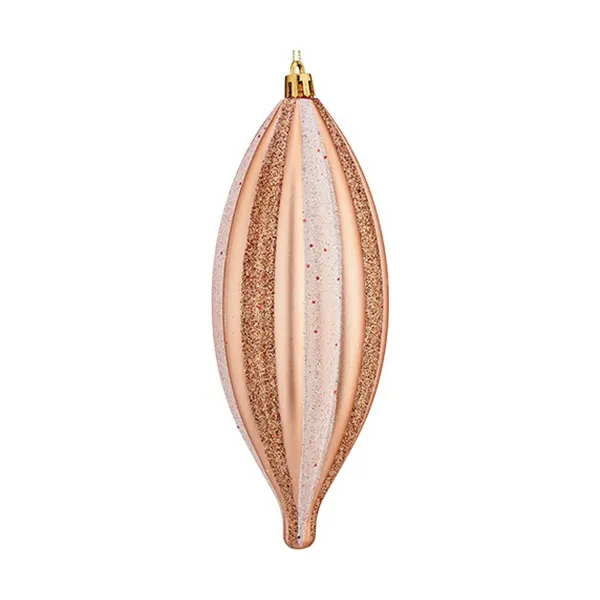 Joulukuusenpallo Krist+ Kupari Vaaleanpunainen PVC 8,5 x 19 x 3 cm Venytetty