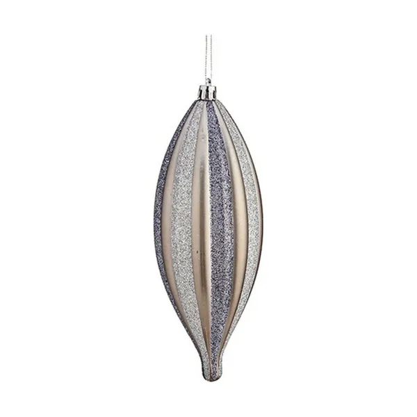 Joulukuusenpallo Krist+ Hopeinen PVC 8,5 x 19 x 3 cm Venytetty