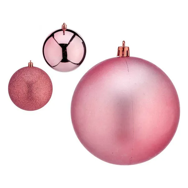 Ёлочные шарики Krist+ Розовый Пластик Ø 12 cm 6 штук