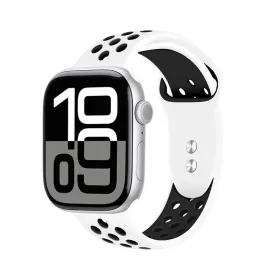 Crong Duo Sport - Apple Watch Band 44/45/46/49 mm (White/Black)