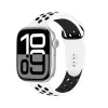 Crong Duo Sport - Apple Watch Band 44/45/46/49 mm (White/Black)