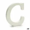 Letter Pincello C White 1,8 x 21 x 17 cm (12 Units)