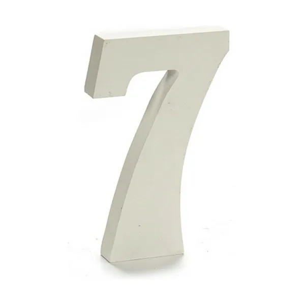 Numeriai Pincello 7 Balta 1,8 x 21 x 17 cm (12 vnt.)