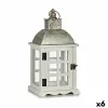 Žibintas Gift Decor Balta Sidabras Medžio Metalinis Stiklas 14 x 39,3 x 20 cm 20 x 39,3 x 14 cm 20 x 40 x 14 cm (6 vnt.)