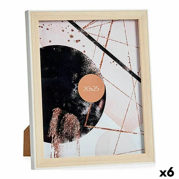 Фото рамка Gift Decor Белый Коричневый Cтекло полипропилен (6 штук)