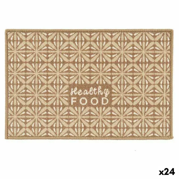 Carpet Kinvara Healthy Food Beige 40 x 1 x 60 cm 40 x 0,05 x 60 cm (24 Units)