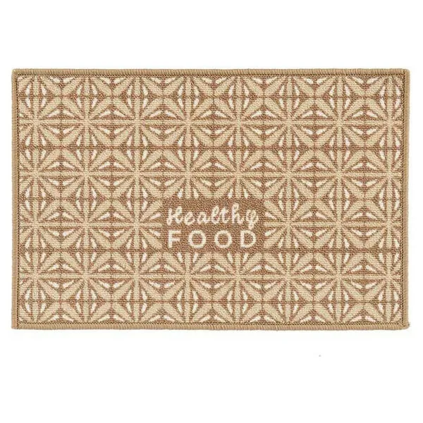 Carpet Kinvara Healthy Food Beige 40 x 1 x 60 cm 40 x 0,05 x 60 cm (24 Units)