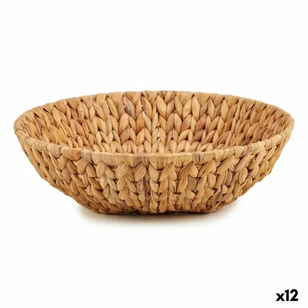 Pöytäkoriste Gift Decor Ruskea Metalli Vesihyasintti 34 x 9 x 34 cm (12 osaa)
