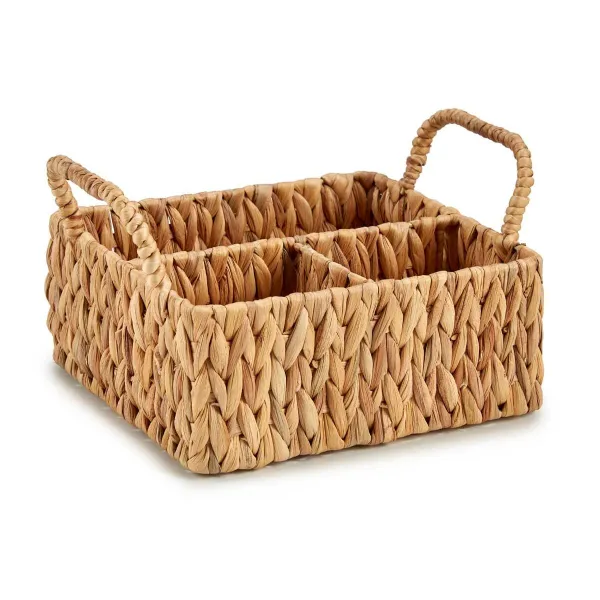 Universalus dėklas Gift Decor Ruda Metalinis Vandens hiacintas 20,5 x 16 x 31 cm 30,5 x 16 x 20 cm 27,5 x 17 x 20,5 cm (12 vnt.)