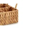 Universalus dėklas Gift Decor Ruda Metalinis Vandens hiacintas 20,5 x 16 x 31 cm 30,5 x 16 x 20 cm 27,5 x 17 x 20,5 cm (12 vnt.)
