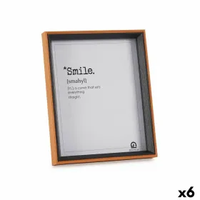 Фото рамка Gift Decor Коричневый Чёрный Стеклянный Деревянный MDF (6 штук)