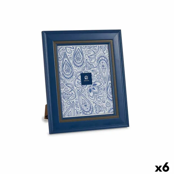 Фото рамка Gift Decor Синий Стеклянный Пластик (6 штук)