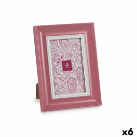 Фото рамка Gift Decor Розовый Стеклянный Пластик (6 штук)