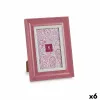 Фото рамка Gift Decor Розовый Стеклянный Пластик (6 штук)