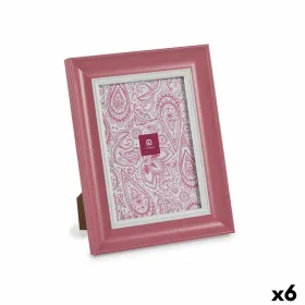 Фото рамка Gift Decor Розовый Стеклянный Пластик (6 штук)