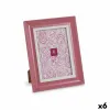 Фото рамка Gift Decor Розовый Стеклянный Пластик (6 штук)