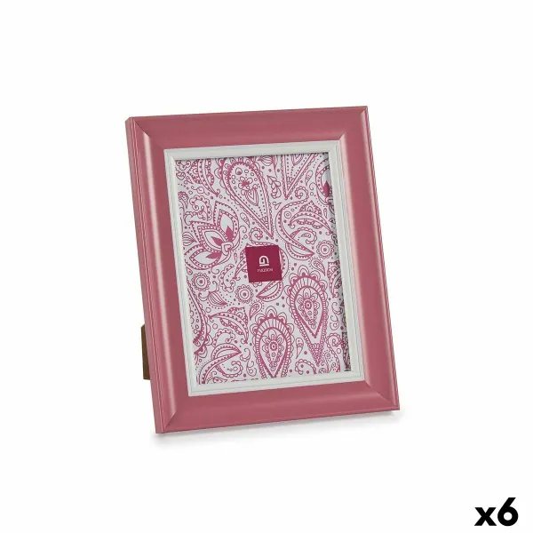 Фото рамка Gift Decor Розовый Стеклянный Пластик (6 штук)