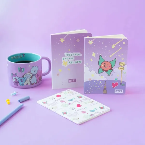 BT21 - Set of A6 SHOOKY notebooks (3 pieces)