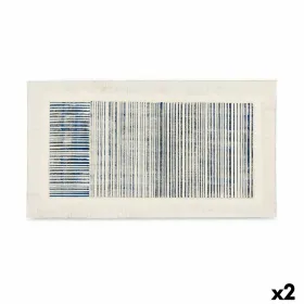 Полотно Gift Decor Синий Белый Лучи С облегчением 110 x 60 x 2,5 cm (2 штук)