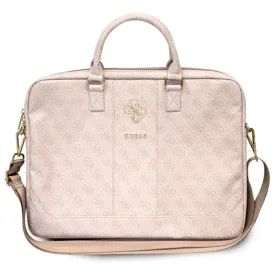 Guess 4G Big Metal Logo Computer Bag - Bag for notebook 15" / 16" (Pink)