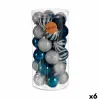 Набор новогодних шаров Krist+ HM20087-061/003 Синий Серебристый Пластик Ø 6 cm (6 штук)