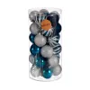 Набор новогодних шаров Krist+ HM20087-061/003 Синий Серебристый Пластик Ø 6 cm (6 штук)
