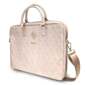 Guess 4G Big Metal Logo Computer Bag - Bag for notebook 15" / 16" (Pink)