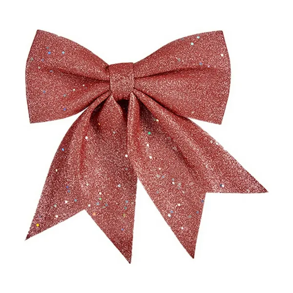 Christmas bauble Krist+ Pink polystyrene Plastic Lasso 20,5 x 3 x 25,5 cm (12 Units)