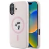 Karl Lagerfeld Silicone Karl & Choupette Ring MagSafe - Case iPhone 16 Plus (pink)
