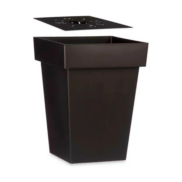 Vazonas su automatiniu drėkinimu Ibergarden Antracito Plastmasinis 37 x 51 x 37 cm (6 vnt.)
