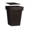Vazonas su automatiniu drėkinimu Ibergarden Antracito Plastmasinis 37 x 51 x 37 cm (6 vnt.)