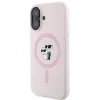 Karl Lagerfeld Silicone Karl & Choupette Ring MagSafe - Case iPhone 16 Plus (pink)