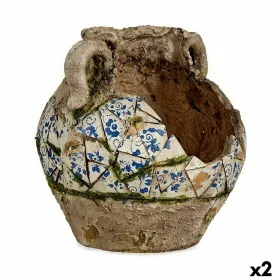 Dekoratīva figūra dārzam Ibergarden Polirezīns Vāze 28,5 x 28 x 28,5 cm (2 gb.)
