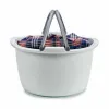 Laundry Basket Stefanplast Blue White Brown Green Plastic 16 L 39 x 22 x 39 cm With handles (30 Units)