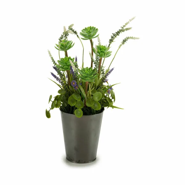 Decorative Plant Ibergarden Cork Plastic Flowers Field 20 x 41 x 20 cm (6 Units)